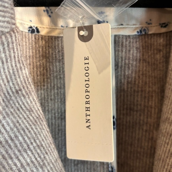 PILCRO ANTHROPOLOGIE Sz L Blazer Striped Partial Floral Lining NEW WITH TAGS - Picture 6 of 16